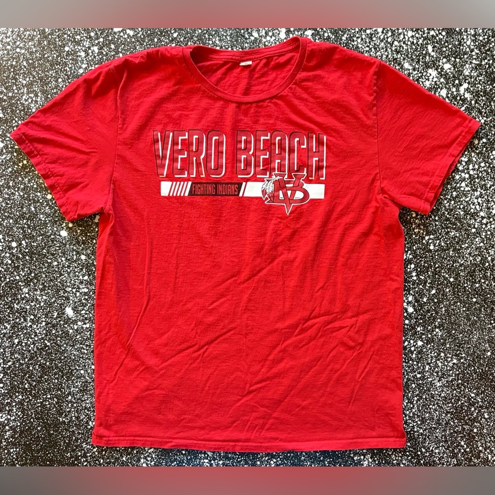 Vero Beach Indians Spiritwear High School Football T-Shirt Size Large (Florida)